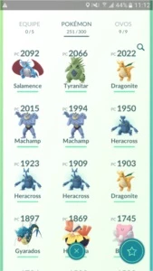 Conta de Pokémon GO