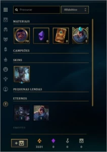 Conta gold4 - League of Legends LOL