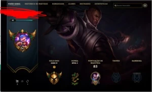 Conta gold4 - League of Legends LOL