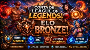 Conta Lol Bronze, Skin Ultimate, Upada À Mão, Livre De Ban - League of Legends