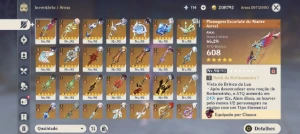 AR 60 • 38 armas 5* 57 personagens 5* - Genshin Impact