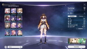 Honkai Star Rail, lvl 12, gepard, bailu e clara - Outros