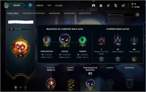 Conta de league of legends (sem elo) LOL