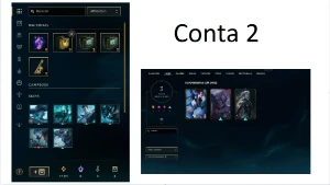Contas com Nick + Unranked - League of Legends LOL