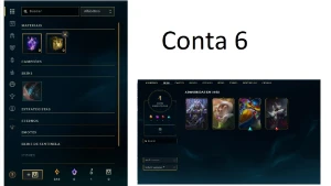 Contas com Nick + Unranked - League of Legends LOL
