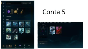 Contas com Nick + Unranked - League of Legends LOL
