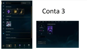 Contas com Nick + Unranked - League of Legends LOL