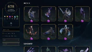 Conta LoL, Lvl:1639 Diamante, Kaisa Imortalizada + 740 skins - League of Legends