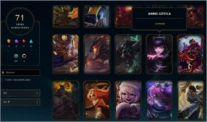 Conta League of Legends com Rammus Rei LOL