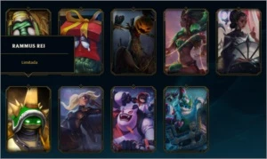 Conta League of Legends com Rammus Rei LOL