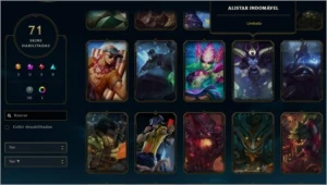 Conta League of Legends com Rammus Rei LOL