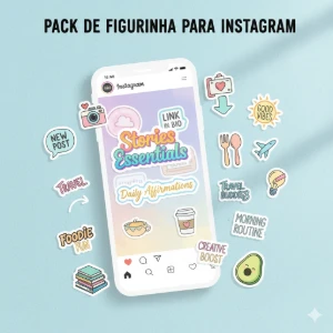 Pack de Figurinha para Instagram
