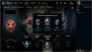 Conta platina único dono - League of Legends LOL