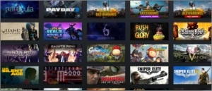conta steam com os melhores jogos atuais