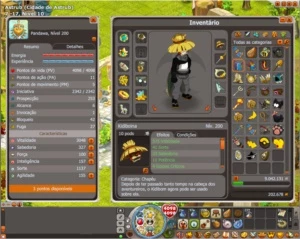 PANDA LVL 200 SCROLL + SET - SPIRITIA - Dofus