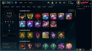 CONTA LOL LEAGUE OF LEGENDS 517 SKINS LEVEL 322