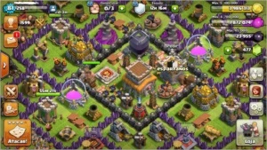 clash of clans cv8 quase full