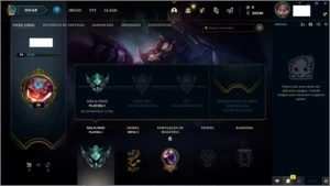 Conta League of Legends Platina 1 LOL