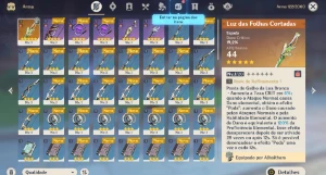 AR10 - Alhaitham + Luz das Folhas + 31 tiros - Genshin Impact