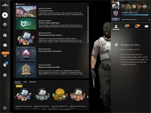 Conta de CSGO 14 anos steam 10 medalhas main - Counter Strike