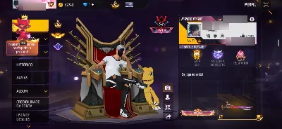 Prime 5 com vários itens - Free Fire