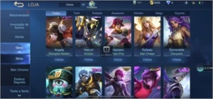 Conta MB Legends Mítico II C - Mobile Legends