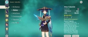 Raiden + Jade, Andarilho+Atlas Celestial Ar25 - Genshin Impact
