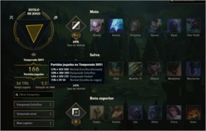 LoL acc Platina 4, lvl 347, Main Diana - League of Legends