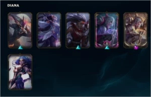 LoL acc Platina 4, lvl 347, Main Diana - League of Legends