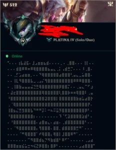 LoL acc Platina 4, lvl 347, Main Diana - League of Legends