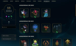 Conta De League Of Legends Lvl 174 Criada Em 2012 LOL