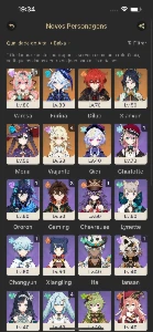 Conta Genshin Varessa + furina + Xianyu AR 52 - Genshin Impact