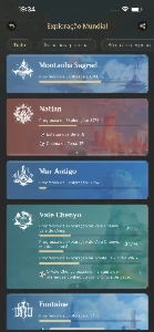 Conta Genshin Varessa + furina + Xianyu AR 52 - Genshin Impact