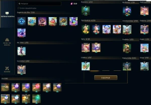 Conta lol - E1 Solo - D3 Flex - 63 Skins - League of Legends