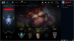 Conta Lol LVL240 Platina I (Season 10 Dima III) - League of Legends