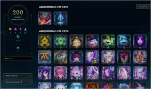 Conta LOL - Platina 1 na season passada - League of Legends