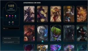 Conta LOL - Platina 1 na season passada - League of Legends