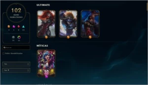 Conta LOL - Platina 1 na season passada - League of Legends
