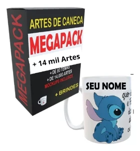 Mega Pack +14.000 Artes De Sublimação De Canecas Completos - Digital Services