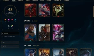 Conta league of legends s2 kayle juiza, rammus rei LOL