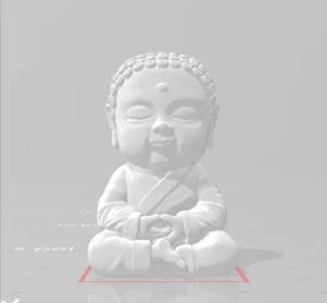 STL Para Impressão 3D - Baby Buddha (Buda) - Serviços Digitais