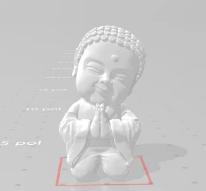 STL Para Impressão 3D - Baby Buddha (Buda) - Serviços Digitais