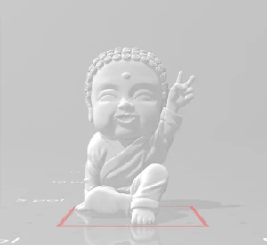 STL Para Impressão 3D - Baby Buddha (Buda) - Serviços Digitais