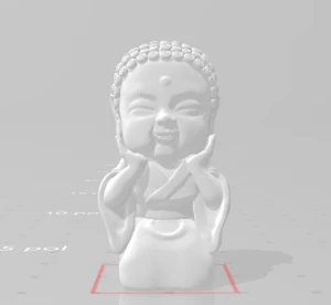 STL Para Impressão 3D - Baby Buddha (Buda) - Serviços Digitais
