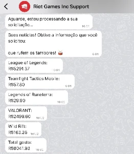 CONTA RIOT COM MAIS DE R$8.000 INVESTIDOS.  - League of Legends LOL