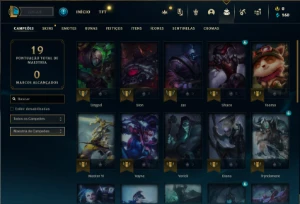 Conta bronze 2 com 29 Champs e 4 Skins + 3 Fragmentos - League of Legends LOL
