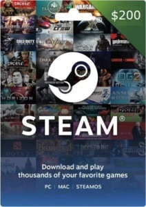 STEAM CARD DE 200$POR 160$ - Gift Cards