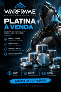 🎮 Platinas Warframe À Venda! 💎1000 Platinas - Outros