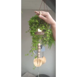 Mensageiro do Vento Artesanal em Jacarandá - Artesanato e Personalizados