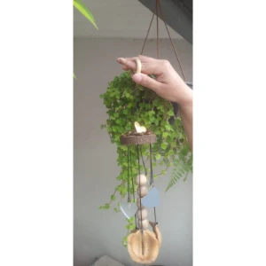 Mensageiro do Vento Artesanal em Jacarandá - Artesanato e Personalizados